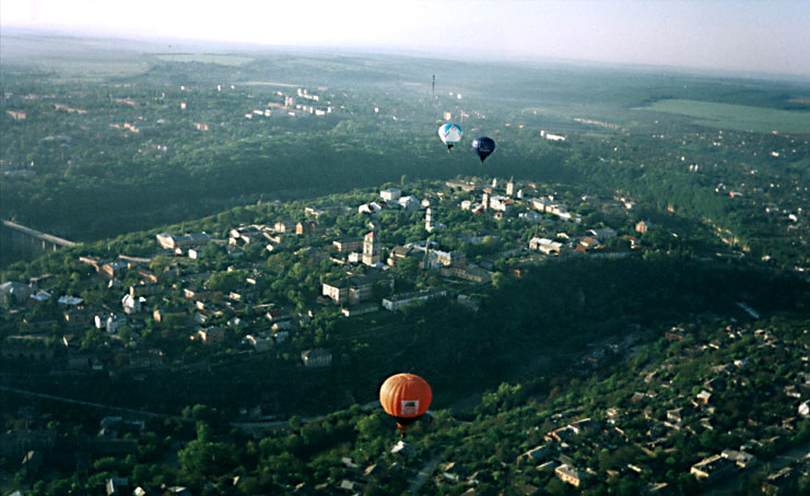 Aerial view from balloon